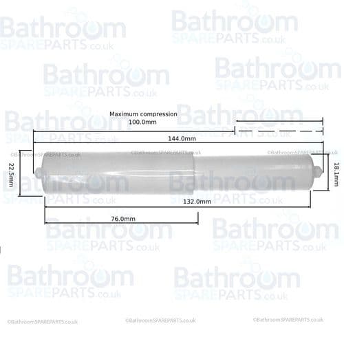 Ideal Standard Universal Plastic Roller for Toilet Roll Holders E904167 New Code EE904167