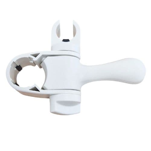 Inta Less Abled Sliding Handset Holder In White LA0008WH Spare Parts