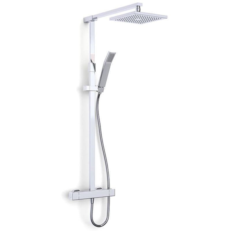 Inta Nulo Safe Touch Thermostatic Bar Shower Valve Adjustable Riser ...