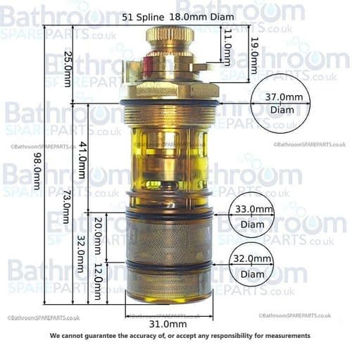 Inta Thermotatic Cartridge HTMSP2XX