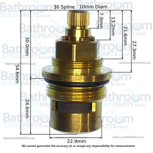 Jaquar Cartridge ZCQ-CHR-048 Clockwise Close