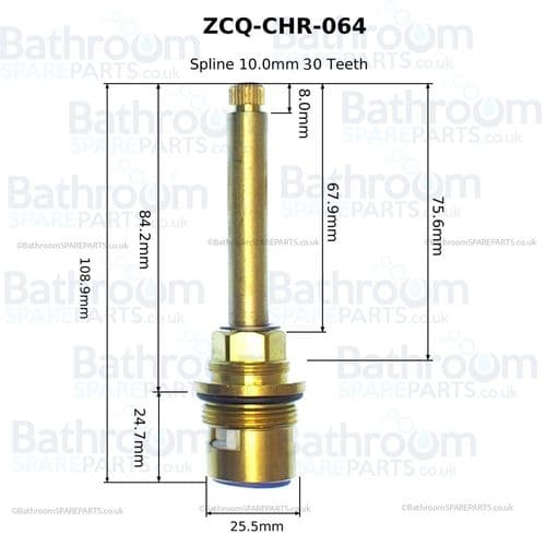 Jaquar Florentine 5433 Clockwise Close  Cartridge ZCQ-CHR-064