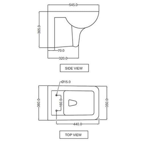 Jaquar Florentine Rimless Wall hung-WC FLS-WHT-5953PPSM Spare Parts