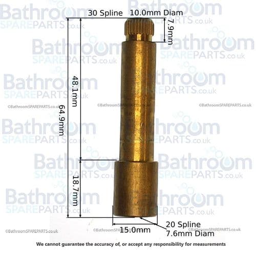 Jaquar Fusion Diverter Brass Extension ZCS-CHR-034A