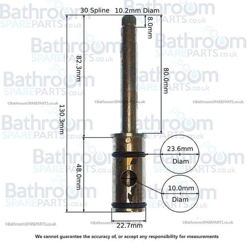 Jaquar Piston With O Ring For 4 Way Div. Flora ZCQ-CHR-019B