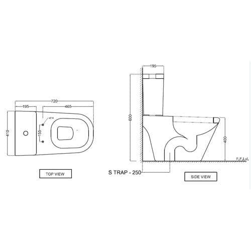 Jaquar Vignette Bowl for Coupled - WC VGS-WHT-81201 Spare Parts