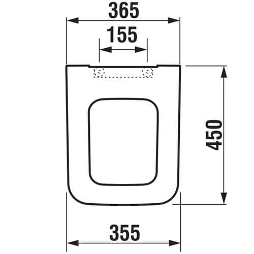 Jika Cubito Standard Close Quick Release Toilet Seat & Cover White H8934213000631