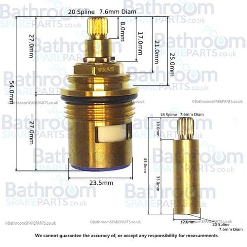 JTP 15691A On/Off Cartridge   CONCONOFF (BLUE)