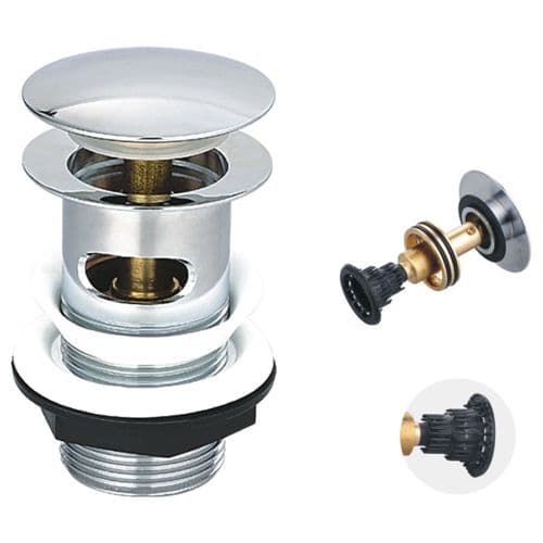 JTP Easy Clean Click Clack Basin Waste Slotted EC709CCSL