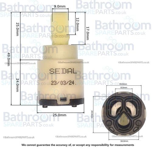 JTP Replacement Cartridge 127/008/009