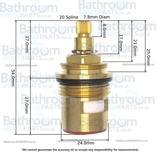 Just Taps 15691A On/Off Cartridge CONCONOFF