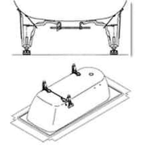 Kaldewei Replacement Bath leg set Mod. 5030 Allround 581470000000