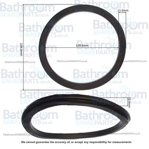 Kaldewei Rubber Seal KA120 / 125 (black) 687770900000