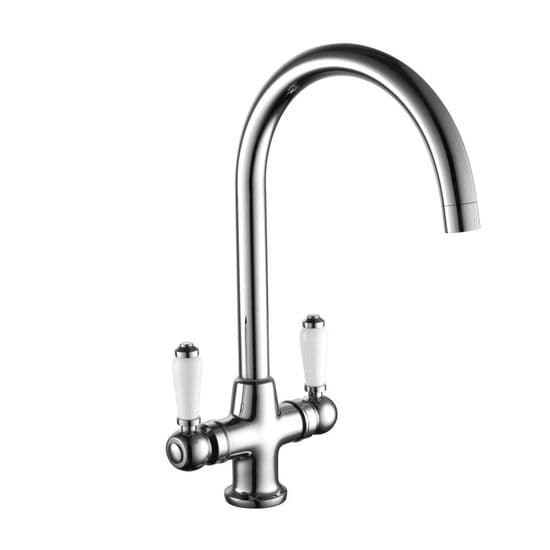 Kartell Buckingham Traditional Kitchen Sink Mixer Chrome Tap KST015