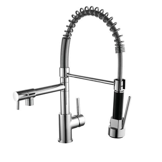 Kartell Dual Spout Kitchen Skin Mixer Tap KST002