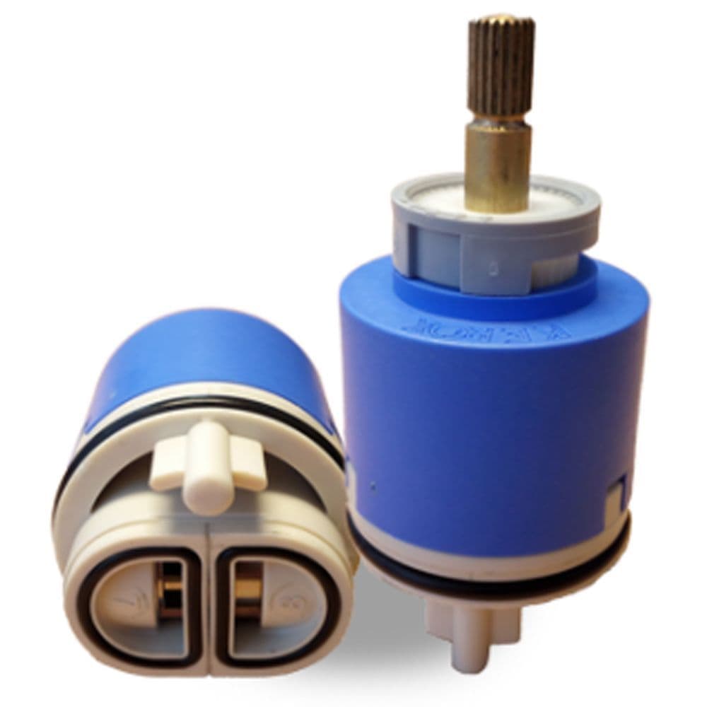 Kerox K40A 40mm Faucet Cartridge – Single-Lever Ceramic Mixing Cartridge, 25° Opening Angle, 90° Mixing