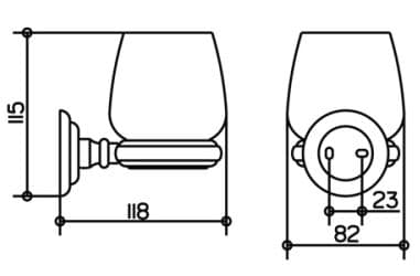 Keuco Astor Tumbler Glass 02150009000