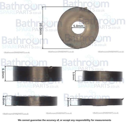 Keuco Balancing Disk/Washer Black 300505