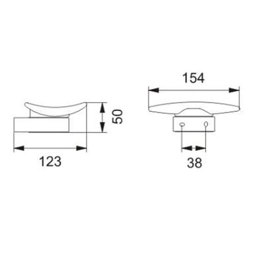 Keuco Elegance Soap Dish Glass Brownish 01655008000