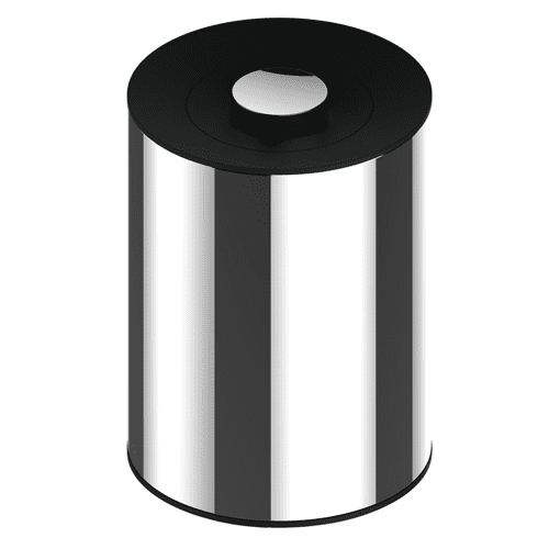 Keuco Generic Aluminium Dark Grey Waste Bin 04989170037