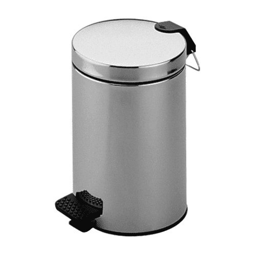 Keuco Generic Aluminium Silver Waste Bin 04988170000