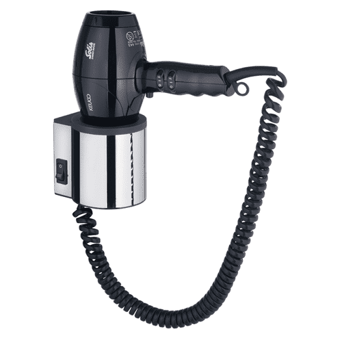 Keuco Plan Hair Dryer Chrome Dark Grey IP Rating 20 14995010037