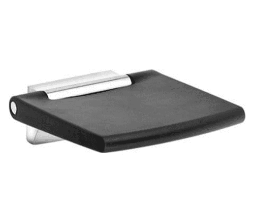 Keuco Plan Tip-Up Seat 370mm Chrome Dark Grey 14983010037