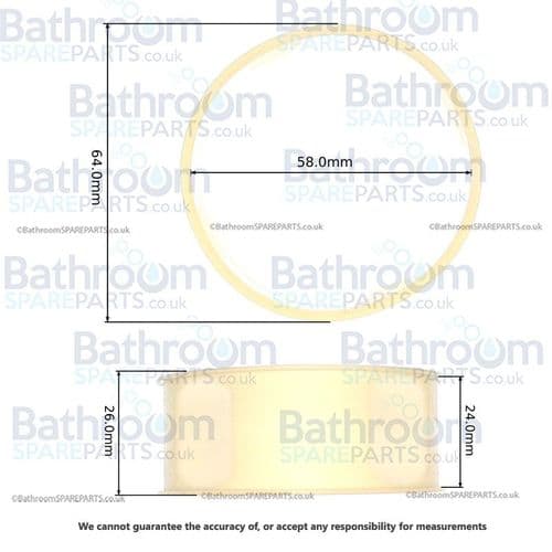 Keuco Plan Tumbler Holder Plastic Insert 70321