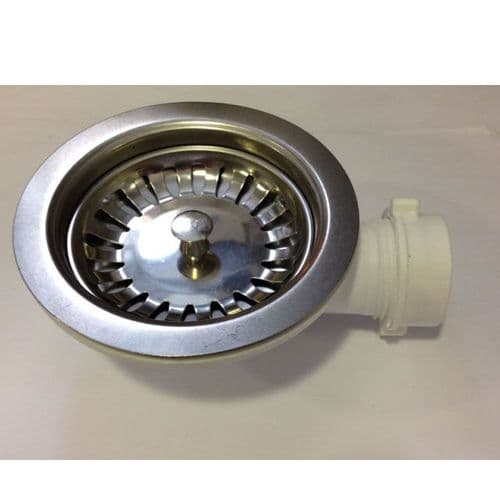 Kitchen 3.5 " Basket Strainer Waste With Overflow Provision 112.0021.106