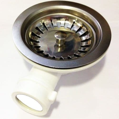 Kitchen 3.5 " Basket Strainer Waste With Overflow Provision 112.0021.106