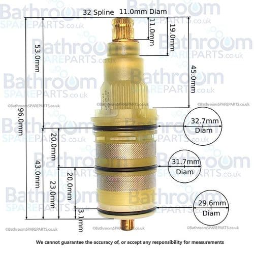 Kohler Thermostatic Cartridge R29305239