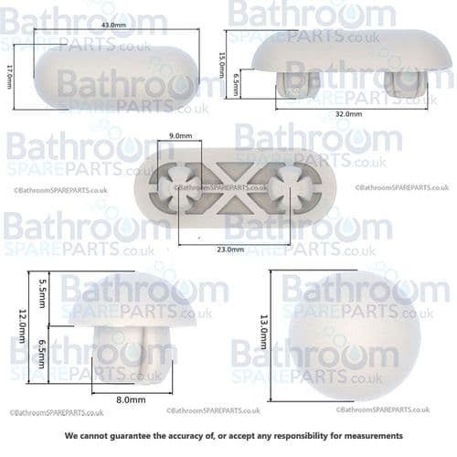 Laufen Il Bagno Alessi DOT Buffer Set 8.9291.3