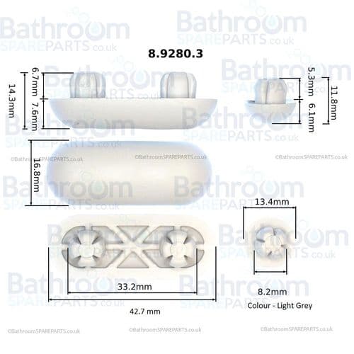 Laufen Imola Softline Buffer Set 8.9280.3