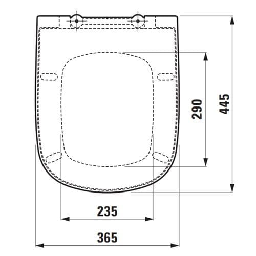 Laufen Ino Soft Close Quick Release Toilet Seat & Cover White H8918020000001