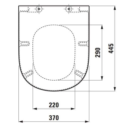 Laufen Lua Soft Close Quick Release Toilet Seat & Cover White H8910830000001