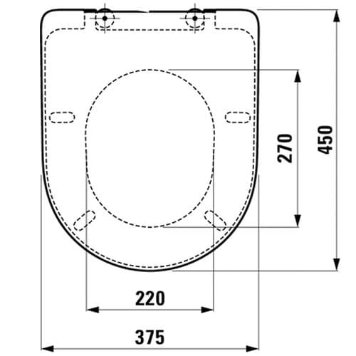 Laufen Pro Soft Close Quick Release Toilet Seat & Cover H8939580000001