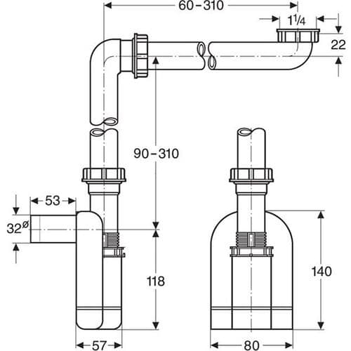 Laufen Siphon 8.9424.0.000.000.1