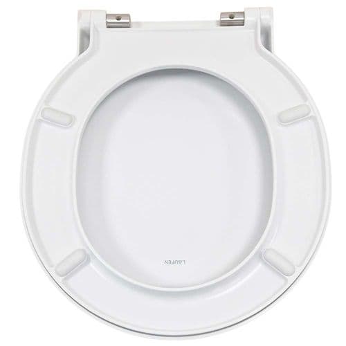 Laufen Val Soft Close Quick Release Toilet Seat & Cover White H8942810000001