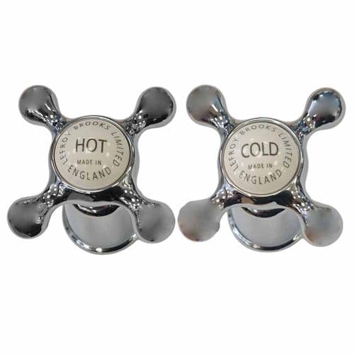 Lefroy Brooks 1/2 Connaught Chrome Handwheel PHL021CP