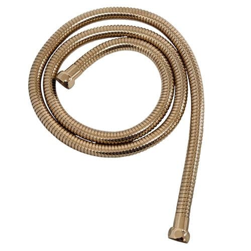 Lefroy Brooks 1.5m Antique Gold Wide Bore Flexible Shower Hose LB2101AG