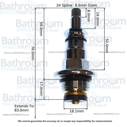 Lefroy Brooks 1900 Classic 1/2" Chrome Headwork PHL074CP