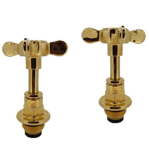 Lefroy Brooks Antique Gold 1/2 Classic Headworks With Handwheel & Indices PHL001AG