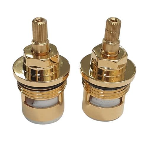 Lefroy Brooks Antique Gold 3/4 x 1/4 Turn Valves PTA003AG