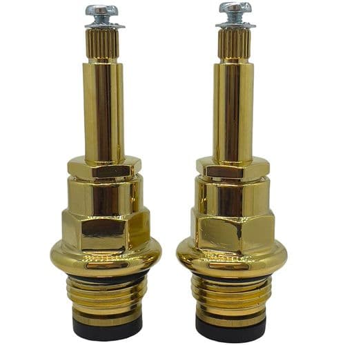 Lefroy Brooks Antique Gold Pair of 1/2" Mono Headworks Only PHL004AG