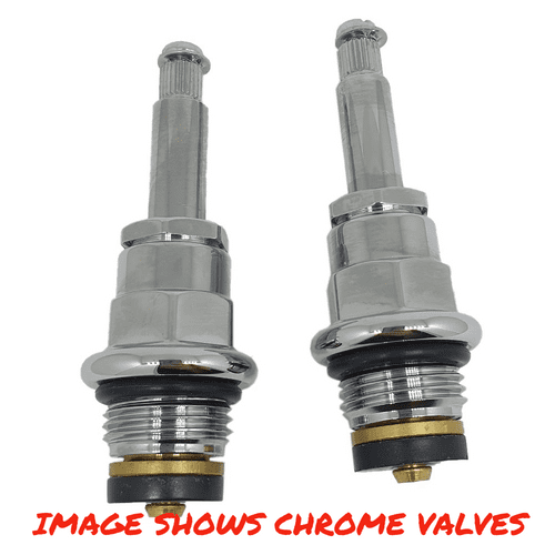 Lefroy Brooks Brushed Nickel Pair of 1/2" Mono Headworks Only PHL004BN