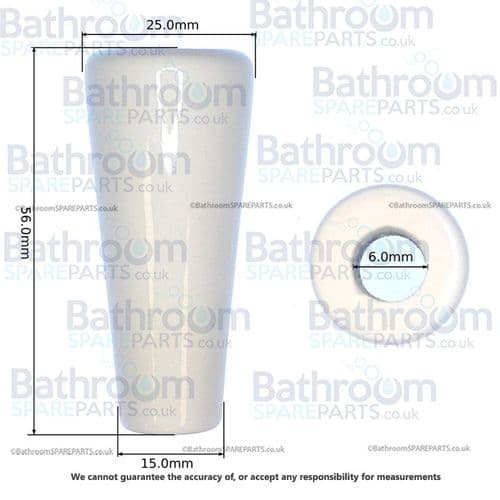 Lefroy Brooks Ceramic Lever For Bath Filler PHL016