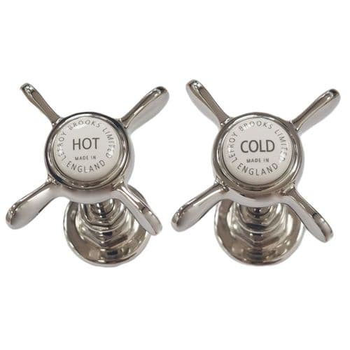 Lefroy Brooks Chrome 3/4" Headworks Pair PHL006NK