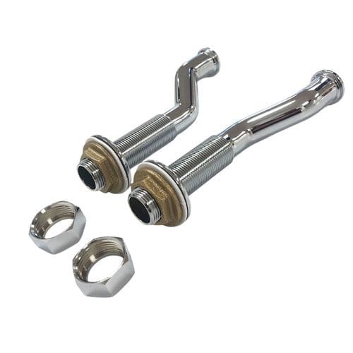 Lefroy Brooks Chrome Cranked Legs LB2125CP