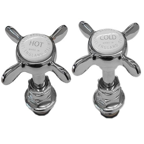 Lefroy Brooks Chrome Pair of 1/2" Mono Headworks PHL003CP