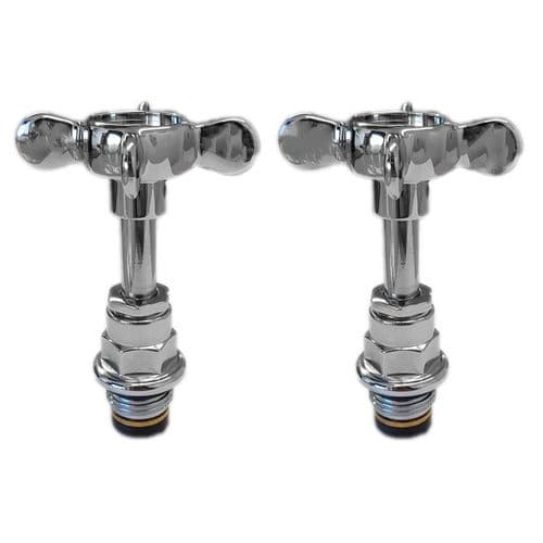 Lefroy Brooks Chrome Pair of 1/2" Mono Headworks PHL003CP